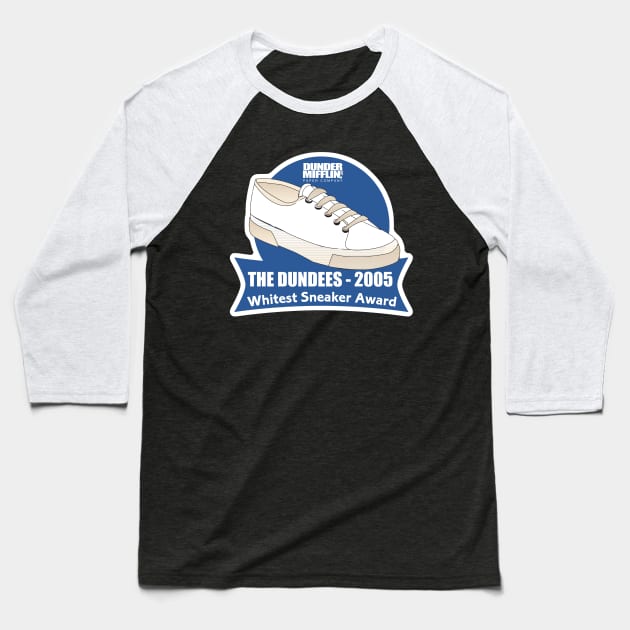 Whitest Sneaker Award Baseball T-Shirt by deadhippo